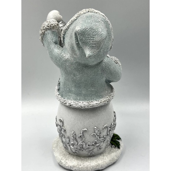 Hallmark Set of 2 Winter Wonderland Snowman With Cardinal Figurine And L amp be - Picture 6 of 9